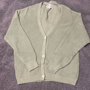 Tradlands Shelter Cardigan 2X Sage Green